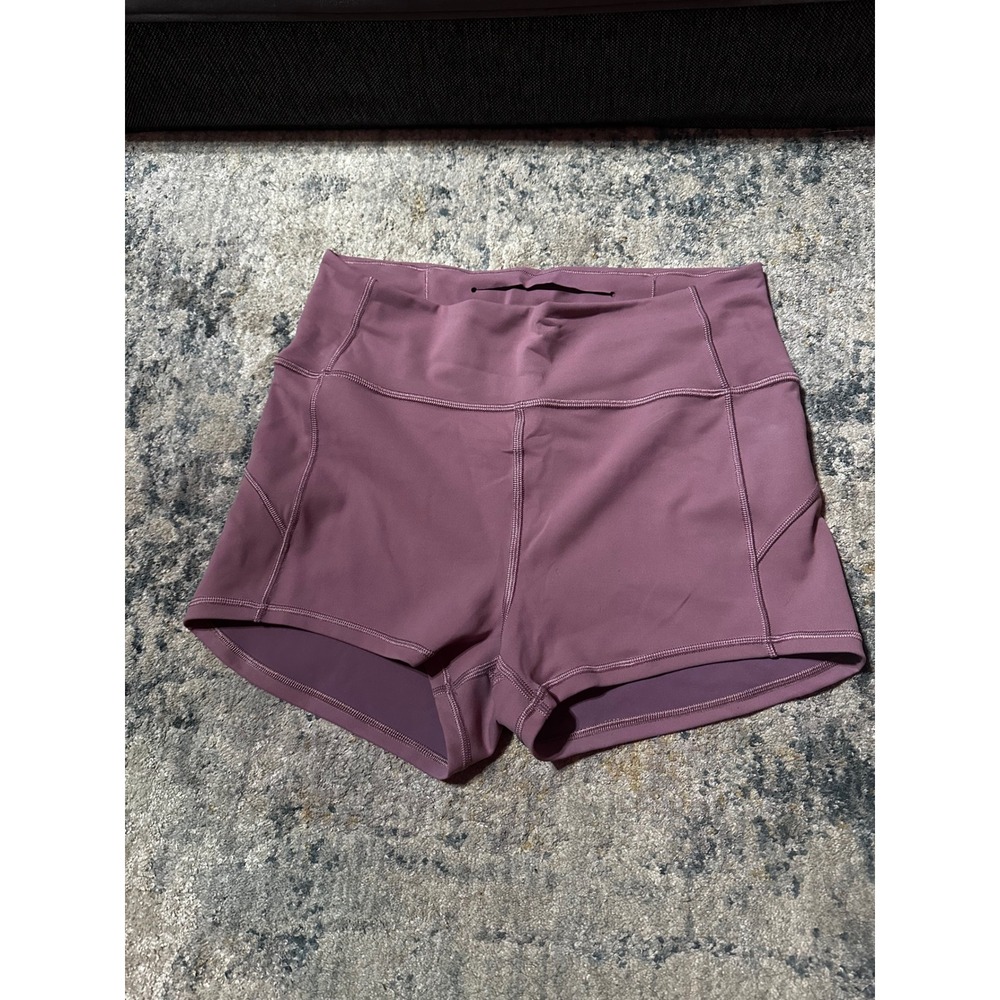 Lululemon Align High‎ Rise Short 4 Inch Dusty Mauve Size 8 Yoga Athleisure